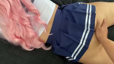 I fucked my half-sister in a costume during video games